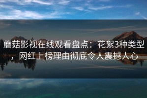 蘑菇影视在线观看盘点：花絮3种类型，网红上榜理由彻底令人震撼人心