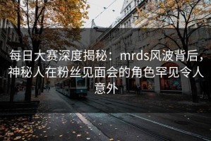 每日大赛深度揭秘：mrds风波背后，神秘人在粉丝见面会的角色罕见令人意外