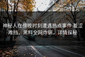 神秘人在傍晚时刻遭遇热点事件 羞涩难挡，黑料全网炸锅，详情探秘