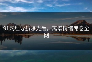 91网址导航曝光后，离谱情绪席卷全网
